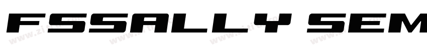 FSSally SemiBoldItal字体转换
